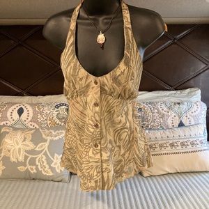 Harley-Davidson leather tank top. Size S